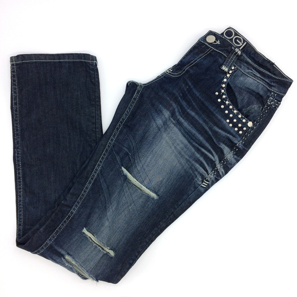 Coogi Jeans Destroyed Embellished Studded 10 - Picture 5 of 6